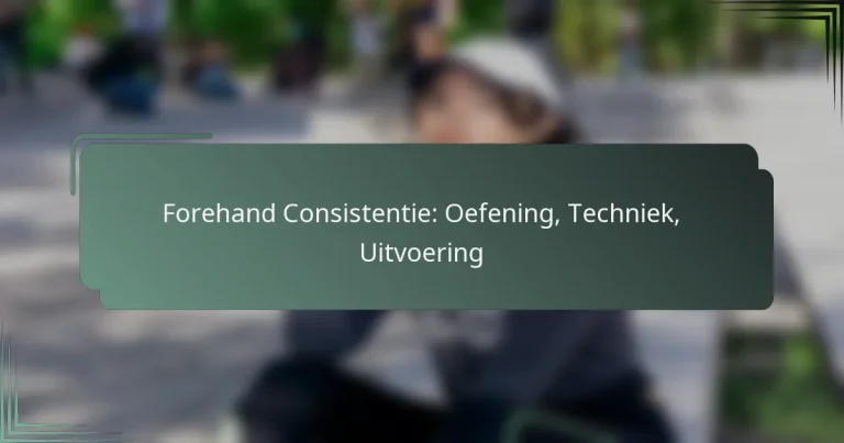 Forehand Consistentie: Oefening, Techniek, Uitvoering